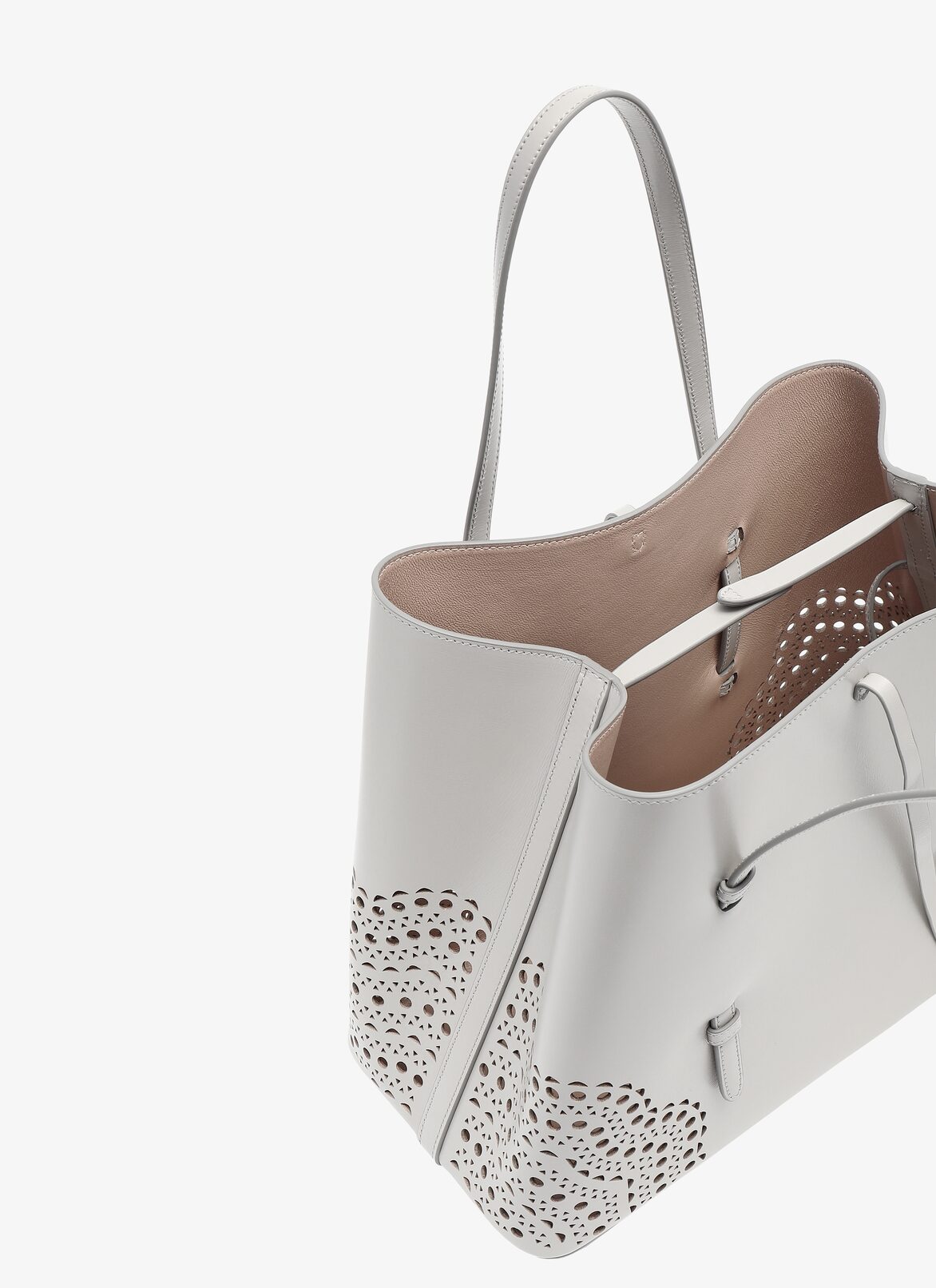 CABAS SMALL MODEL C.LUX QUART VIENNE VAGUE PEARL ALAÏA PEARL  CABAS SMALL MODEL C.LUX QUART VIENNE VAGUE PEARL